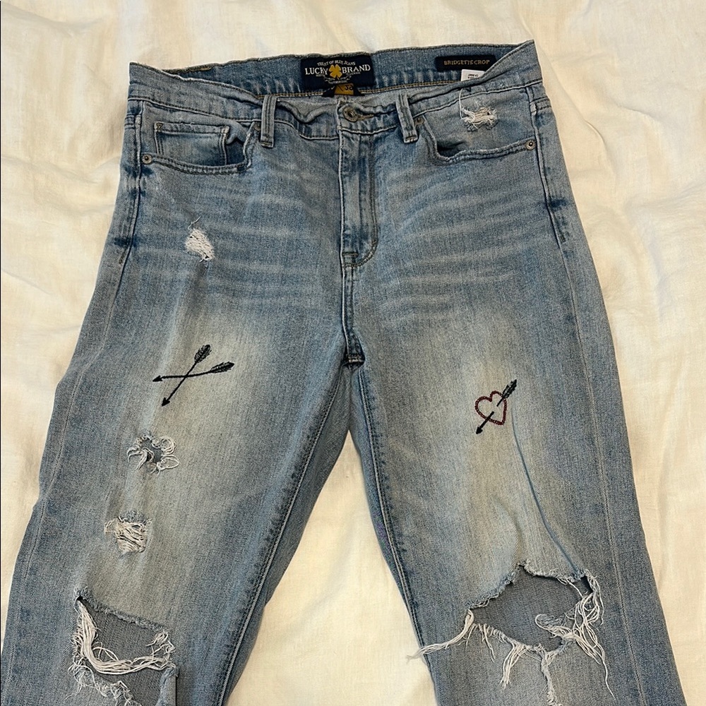 Lucky Brand Blue Distressed Women's Jeans